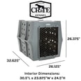 thumbnail image 3 of Dakota 283 CRaTE - Canine Rough and Tough Economy Kennel - Intermediate - Dark Granite, 3 of 7