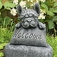 thumbnail image 1 of Fiudx Estatua Francesa, Decoración Artesanal para El Jardín, Diseño Resistente a La Oxidación, Adorable Regalo para Amantes de Los Perros, para Uso En Interiores y Exteriores, Escultura Única Hecha a, 1 of 7