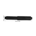 thumbnail image 2 of OUNONA 2Pcs Spring Loaded Toilet Paper Holder Replacement Rods Plastic Black Roller for Bathroom, 2 of 8