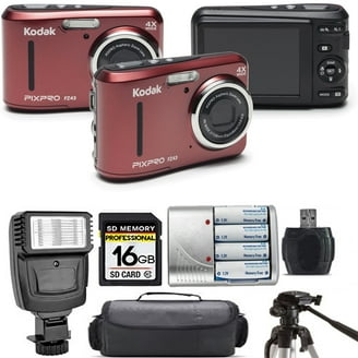 KODAK PIXPRO FZ43 Point Shoot Camera - Compact 16MP, 4X Zoom, HD