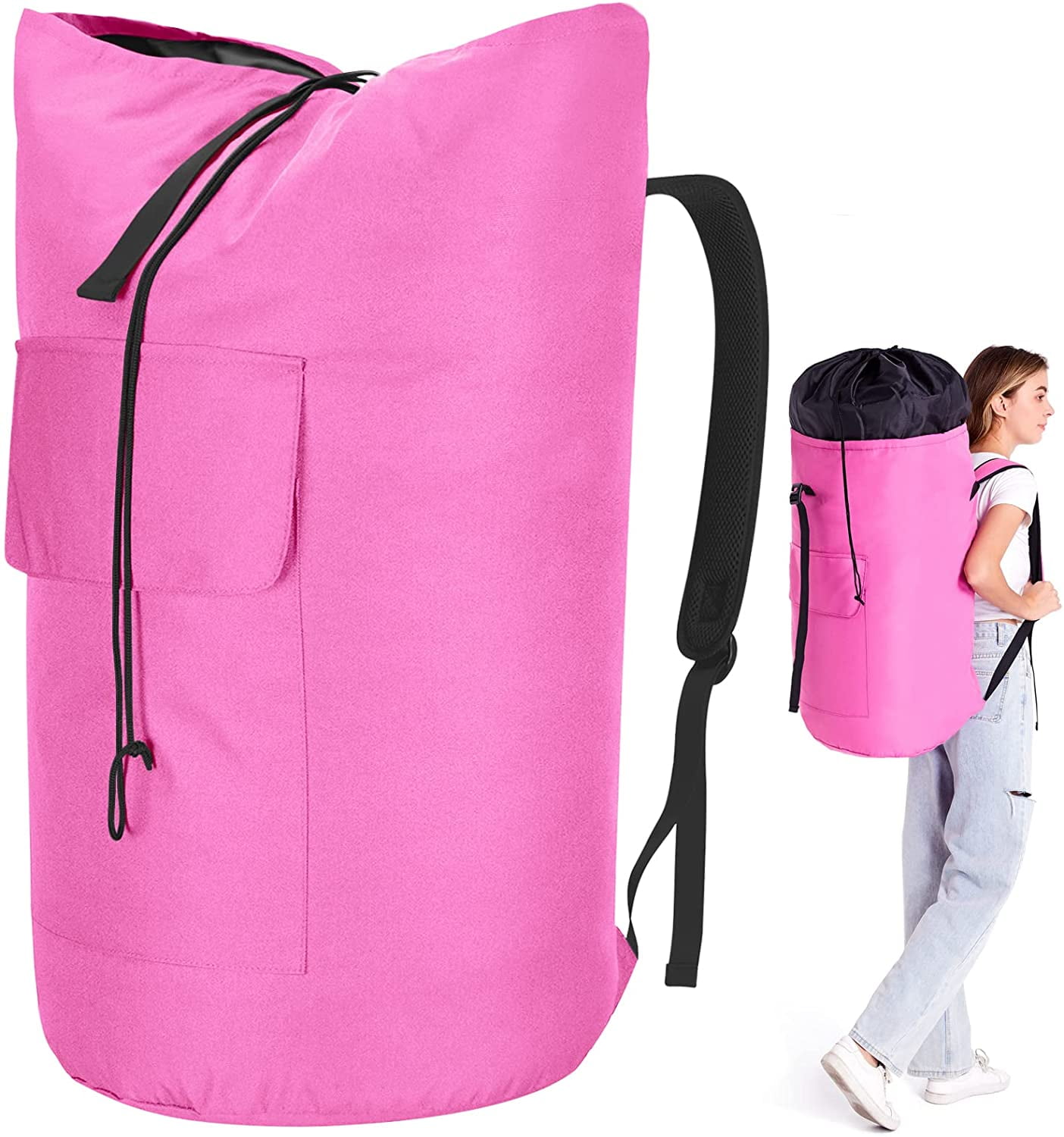 Laundry Backpack Bag for College Students Apartment Camping