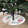 thumbnail image 2 of FMSHPON Lovely Spring Theme Rabbi Xmas Christmas Tree Skirt Stand Mat for Holiday Party Decoration Indoor Outdoor 48 inches, 2 of 3