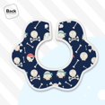 thumbnail image 4 of Hirioo Pirate Skulls 1 for Baby Cotton Petal Bib Drool Bibs for Baby Boy Unisex, 4 of 9