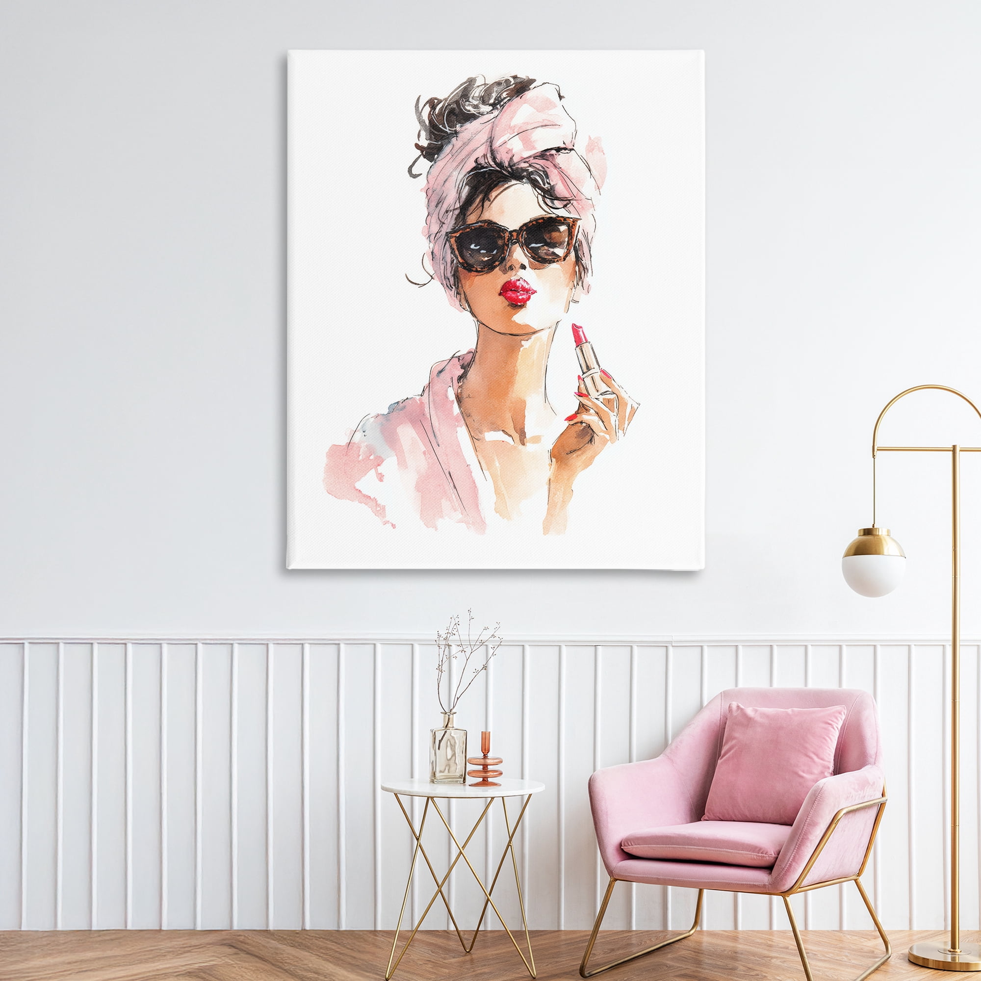 Stupell Industries Velour Secrets Lipstick Canvas Wall Art, design by Svetlana Aleynikova