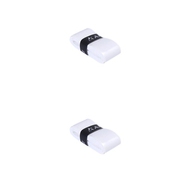 Thinsony 1/2/3/5 PU For Excellent Grip And Comfort Strong Pulling Racket Overgrip Tape white 2PCS
