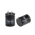 thumbnail image 5 of Uxcell 25x30mm 330uF 250V 105C Capacitores electrolíticos de aluminio de alta temperatura 8 paquetes, 5 of 5