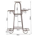 thumbnail image 4 of 7 Tier Garden Plant Stand & Flower Pot Holder Display Rack Metal Indoor Outdoor Organizer Rack - Gift for Plant Lovers,Perfect for Home, Garden, Patio Decor, 4 of 12