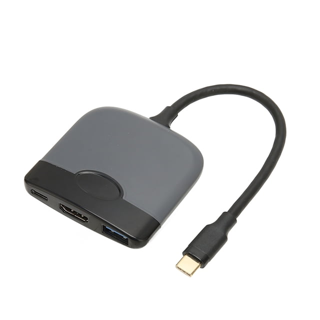 Hub USBC Nikou Adaptador multipuerto USB 3 en 1 Convertidor de interfaz multimedia HD