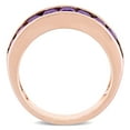 thumbnail image 4 of Everly Women's Amethyst Rose Gold Plated Ring, 4 of 8