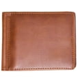 thumbnail image 1 of Monedero pequeño para hombre, tarjetero, mini monedero retro, tarjetero pequeño, café claro, 1 of 5