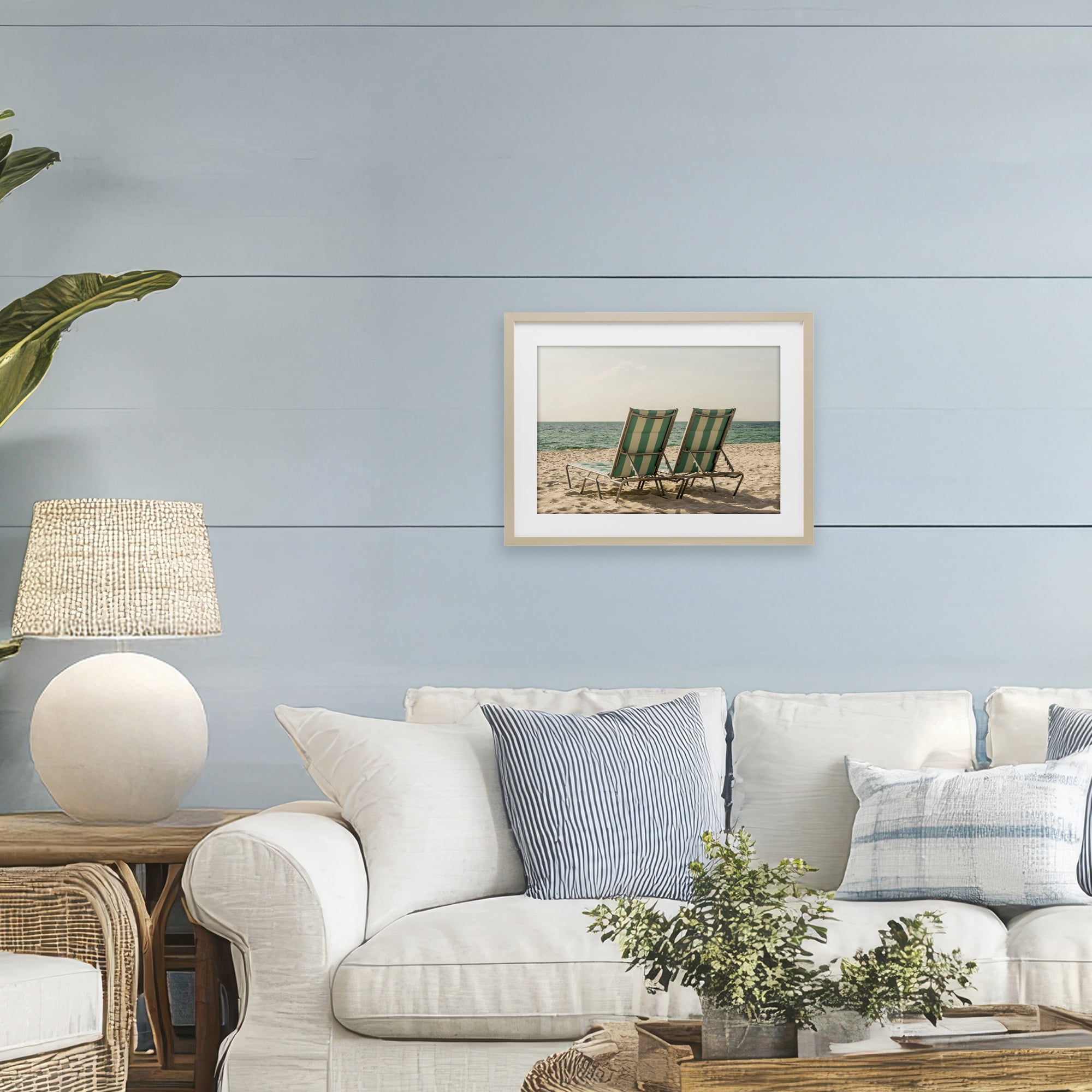 Stupell Industries Invitation To Relaxation Birch Framed Print Under Glass, design by Elena Chukhlebova
