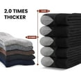 thumbnail image 2 of Merino Wool Hiking Socks for Men 5 Pairs Thermal Warm Winter Thick Cushion Moisture Wicking Crew Boot Socks, 2 of 4