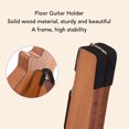 thumbnail image 3 of Soporte Para Bajo De Madera, Soporte Para Guitarra Acústica De Construcción Sólida, Seguro Y Estable, Marco En Forma De A, Granos únicos Para Ukelele Banjo, 3 of 7
