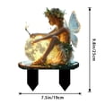 thumbnail image 2 of WIFKLSIIPG Fairy Garden Acrylic Light Catching Outdoor Decorative Stake for Yard and Patio with Design, 2 of 7