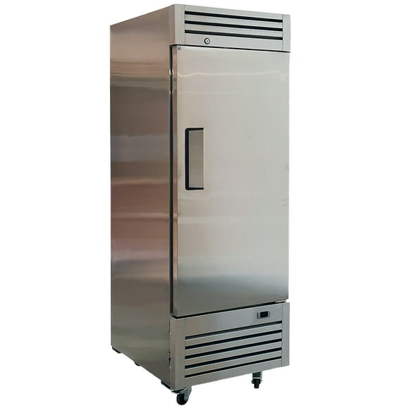 NSF 27 in. Auto Defrost Commercial Reach-in Upright Refrigerator 18 Cu.Ft. Single Door Refrigerator in Stainless Steel