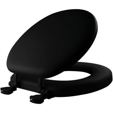 Bemis 4006560 Round Black Soft Toilet Seat  Black