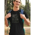 thumbnail image 2 of Forest Camping Nature Lineart T-Shirt Men -Image by Shutterstock, Male x-Large, 2 of 4