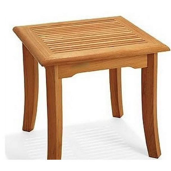 WholesaleTeak Outdoor Patio Grade-A Teak Wood Square Side Table / End Stool #WMAXSTGV