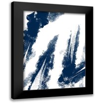 Prime, Marcus 12x14 Black Modern Framed Museum Art Print Titled - Navy Striking Seams 2