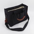 thumbnail image 1 of Bolso bandolera de lona a la moda, bolso de lona para mujer, bolso de hombro portátil de gran capacidad, bolso cruzado, 1 of 5