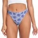 thumbnail image 1 of Balery Blue And White Flowers Tangas de Algodón para Mujer con Estampado – Ropa Interior Sexy, Transpirable, G-string-3X-Large, 1 of 6