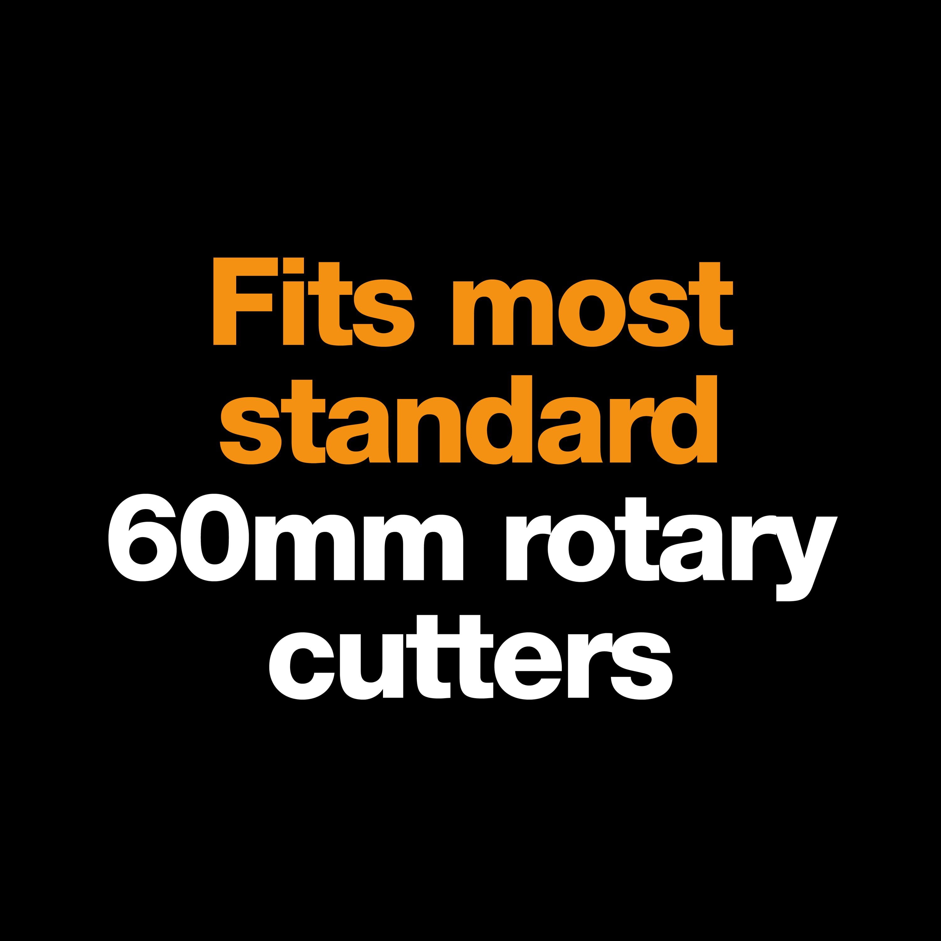 (2 pack) Fiskars 60mm Replacement Rotary Blade for Rotary Cutter, 1 Pack