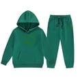 thumbnail image 1 of toraway Ensemble de Tenue pour Tout-Petits Ensemble de Sweat à Capuche Imprimé pour la Saint-Patrick 4-5 Ans, 1 of 4