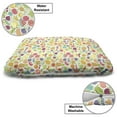 thumbnail image 3 of Vegetables Pet Bed, Cartoonish Repetitive Pattern with Vivid Healthy Organic Vegetarian Foods, Chew Resistant Pad for Dogs and Cats Cushion with Removable Cover, 24" x 39", Multicolor, by Ambesonne, 3 of 4