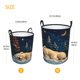 thumbnail image 3 of Fotbe Starry Sky Sleep White Bear Cesto de Ropa con Asas, Cesto Impermeable de Gran Capacidad, Bolsa de Lavado para Dormitorio, Cesto de Ropa con Ruedas y Asas-Medium, 3 of 6