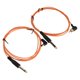 thumbnail image 4 of 2 uds 1,8 m de longitud 2,2mm de diámetro Cable de Clip de tatuaje interfaz RCA DC cabezal curvo Cable de máquina de tatuaje ultrafino naranja, 4 of 14