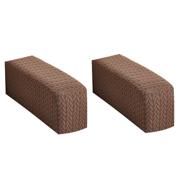 TechNvoa Sleeves Amber Brown, Pet Resistant, Standard for Sofa Armrest Seating Home