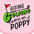 thumbnail image 4 of Inktastic Going Golfing with My Poppy- Kids Golf Boys or Girls Baby Bib, 4 of 4