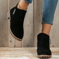 thumbnail image 4 of Mepaouo Sock Ankle Boots for Women Round Toe Heel Booties Chelsea Short Slip on Shoes, 4 of 8