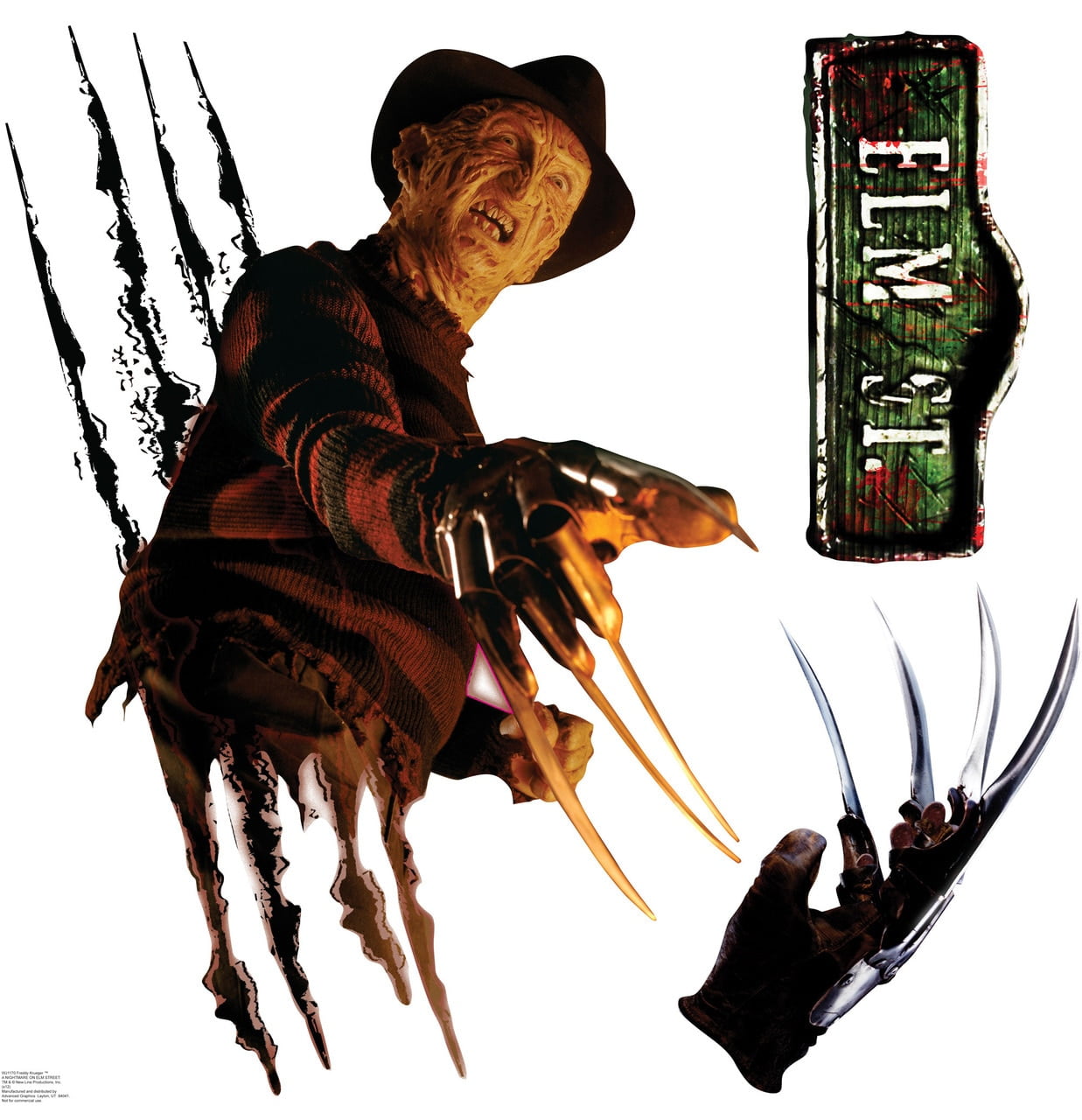 Freddy Krueger A Nightmare on Elm Street Cardboard Cutout