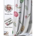 thumbnail image 6 of Easter Black Out Curtains 63 Inch Long, Room Darkening Draperies Curtains Panels, Spring Colorful Eggs Tulip Flowers Leaf Plant Thermal Insulated Curtain for Bedroom Living Room 52"x63" 2 Panels, 6 of 8
