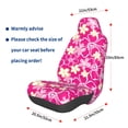 thumbnail image 3 of Wukai Vintage Flowers Full Set Car Seat Covers with Soft Padding Universal Auto Front Seats Protector and Cushion Mat, 3 of 5