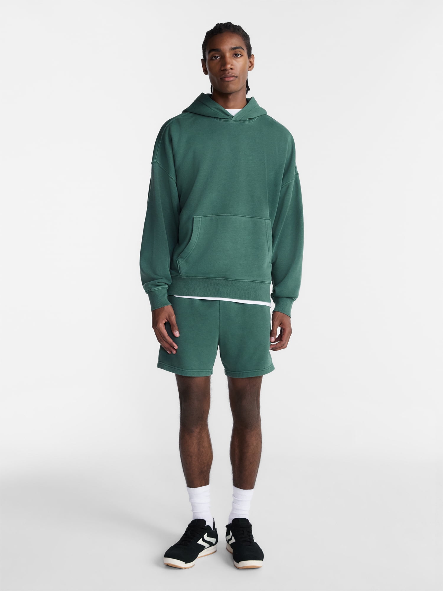 No Boundaries Oversized Hoodie with Long Sleeves, Men's XS-4XLT