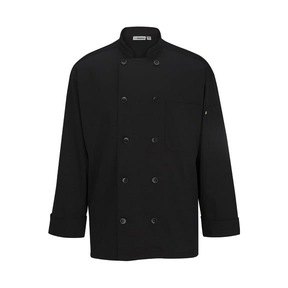 Edwards 10 Button Chef Coat With Mesh