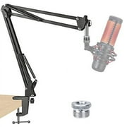 Quadcast Boom Arm Mic Stand, Adjustable Suspension Boom Scissor Arm Stand For Hyperx Quadcast, Quadcast S - Rgb Usb Condenser Microphone By