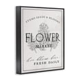 thumbnail image 2 of Stupell Industries Farmhouse Blooms Flower Market Advertisement Vintage Country Floral Black Framed Giclee Art, 11 x 14, by Lil' Rue, 2 of 7