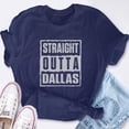 thumbnail image 2 of EcoLoom Straight Outta Dallas Short Sleeve Unisex T Shirt, 2 of 6
