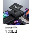 thumbnail image 4 of Adjustable Laptop Stand Portable Laptop Riser Aluminum Laptop Stand for Desk Foldable Ergonomic Computer Notebook Stand Holder for MacBook Air Pro and More laptops (.&#&#), 4 of 7