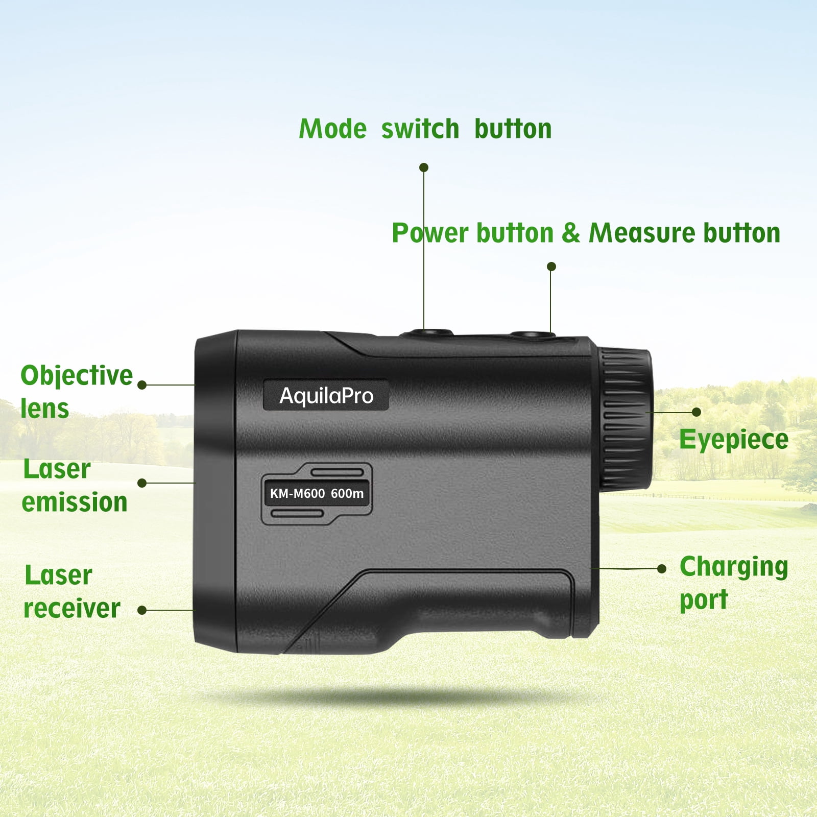 AquilaPro KM-M600 Golf Rangefinder