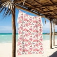 thumbnail image 2 of Butterflies on Peonies Beach Towel Oversized 74"x37" Pool Towels Soft Absorbent Extra Large Quick Drying for Bathroom, 2 of 5