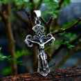 thumbnail image 2 of GKNET Jesus Christ Crucifix Cross Pendant Necklace Baptism Christian Delicate Jewelry Gift, 2 of 3