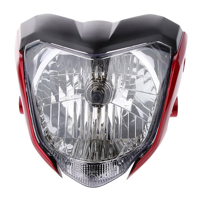 koolsoo Head Lamp Assembly Headlight Housing For Fz16 Motorcycle White Light