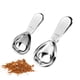 thumbnail image 4 of Cucharas medidoras de café de acero inoxidable con escala, cuchara medidora de leche en polvo, herramienta de cocina para especias líquidas en polvo (15 ml), 4 of 7