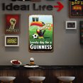 thumbnail image 3 of Placa Metal Vintage Guinness Pintura Hierro Rectangular Del Pared 20x30cm, 3 of 9