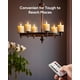 thumbnail image 5 of Velas votivas sin llama Homemory, 2 x 2 con temporizador remoto, paquete de 6, 5 of 6