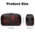thumbnail image 5 of Spider Web Oxford Fabric Waterproof Portable Hard Drive Bag and Case with Cord Storage and Travel Charger Organizer for Electronic Devices - 5.9x9.44x3.14 in, 5 of 6